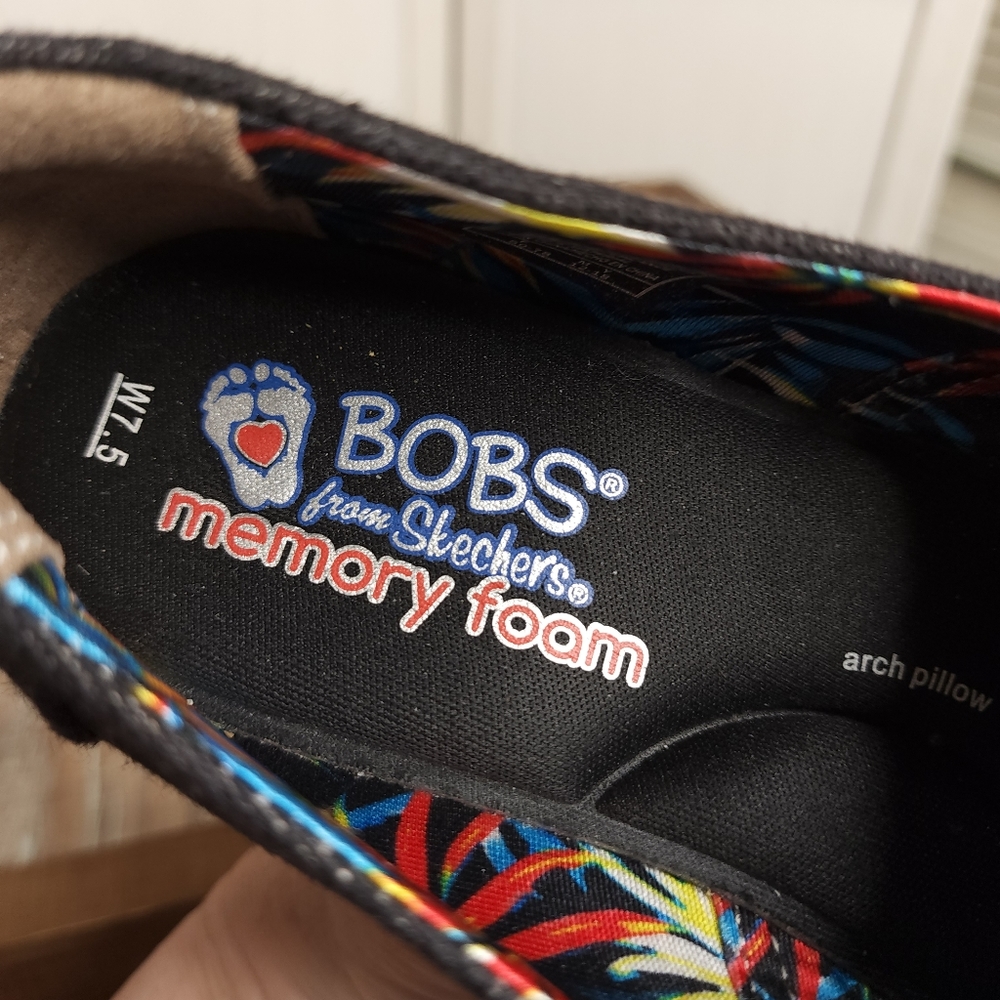 Bobs From Skechers Woman’s Black Espadrille. Size 8 1/2 - Picture 8 of 13
